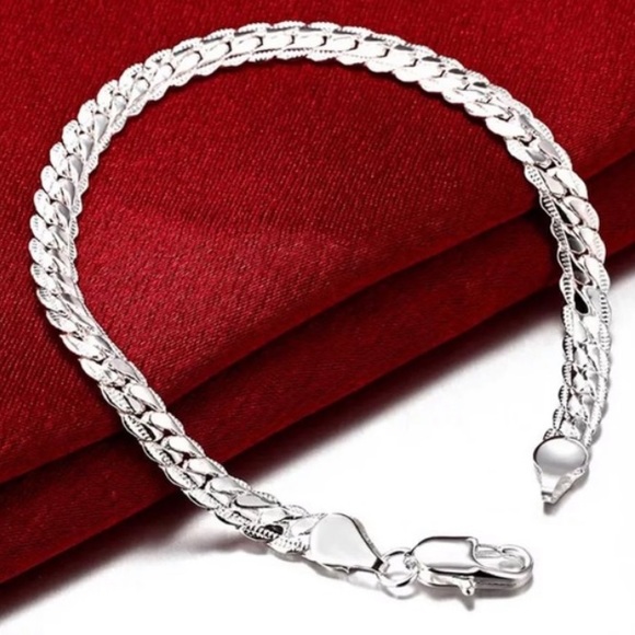 NEW Sterling Silver Bracelet 5MM Snake Chain - Picture 4 of 7